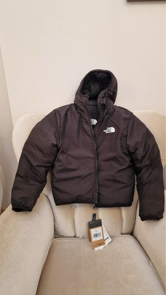 The North Face Siyah Kapüşonlu Mont - 3