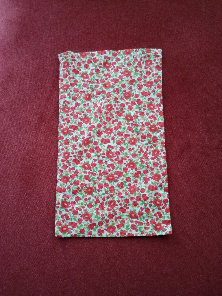 Vintage Basma kumaş hediye kesesi SIFIR - 3