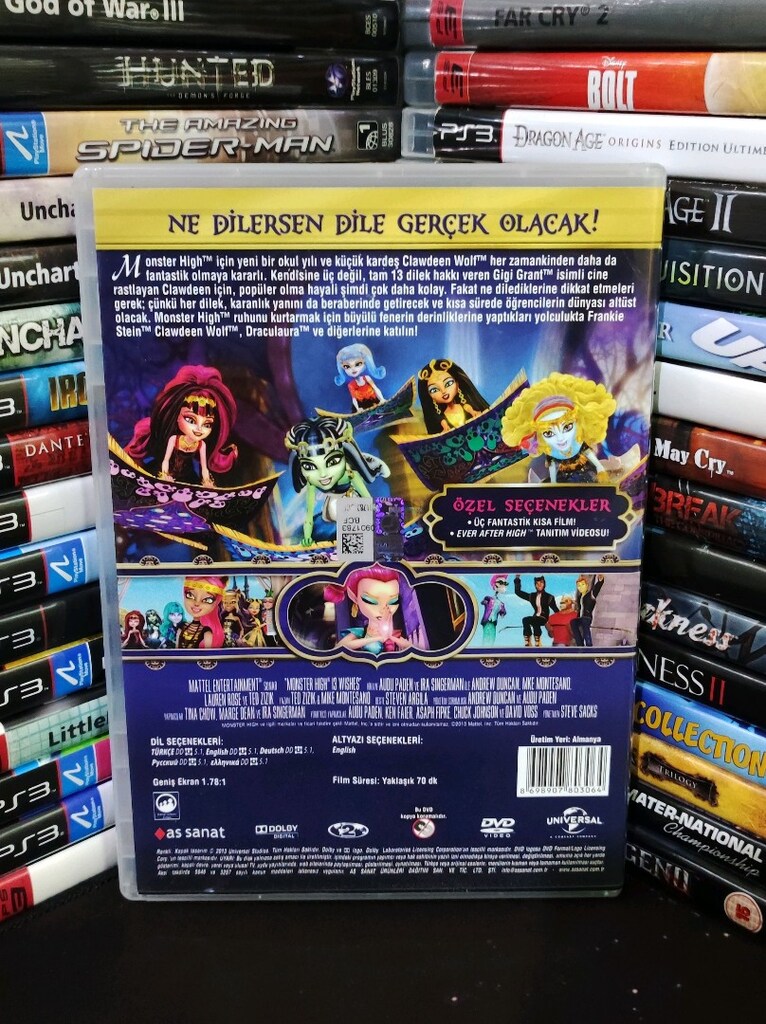 Monster High 13 Dilek Dvd Film - 3
