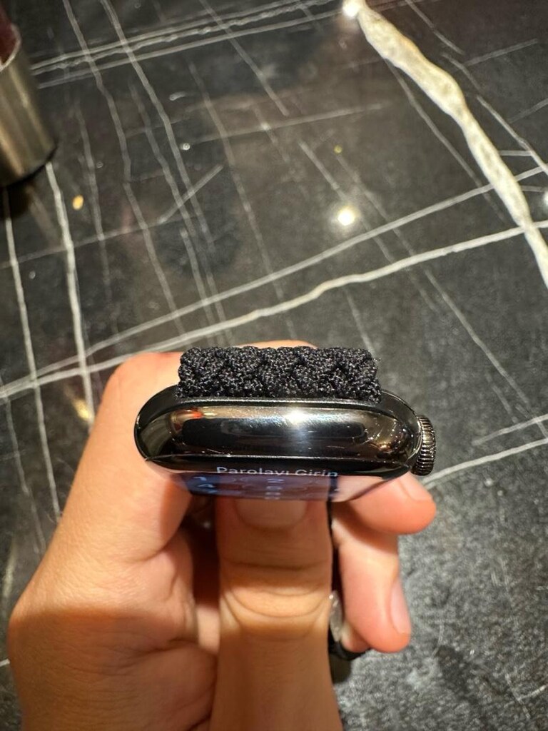 Apple Watch 7 41mm Stainless Steel Paslanmaz Çelik Kasa Temiz - 4