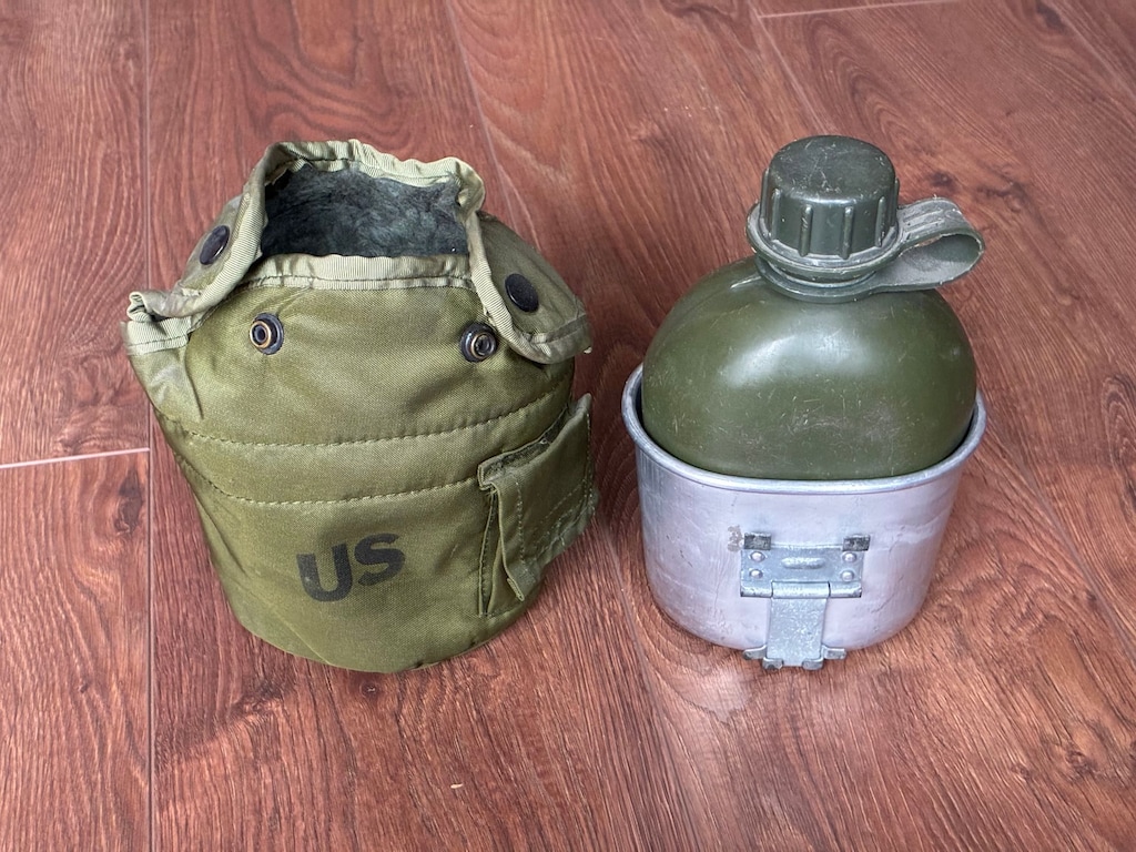 Eski Amerikan Askeri Matara Seti LC-2 - 4