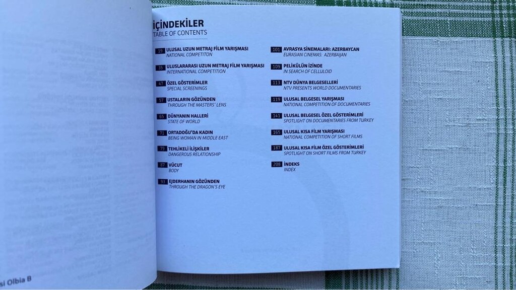 Antalya Altın Portakal Film Festivali Program Kitapçık 2010,2011,2012 - 14