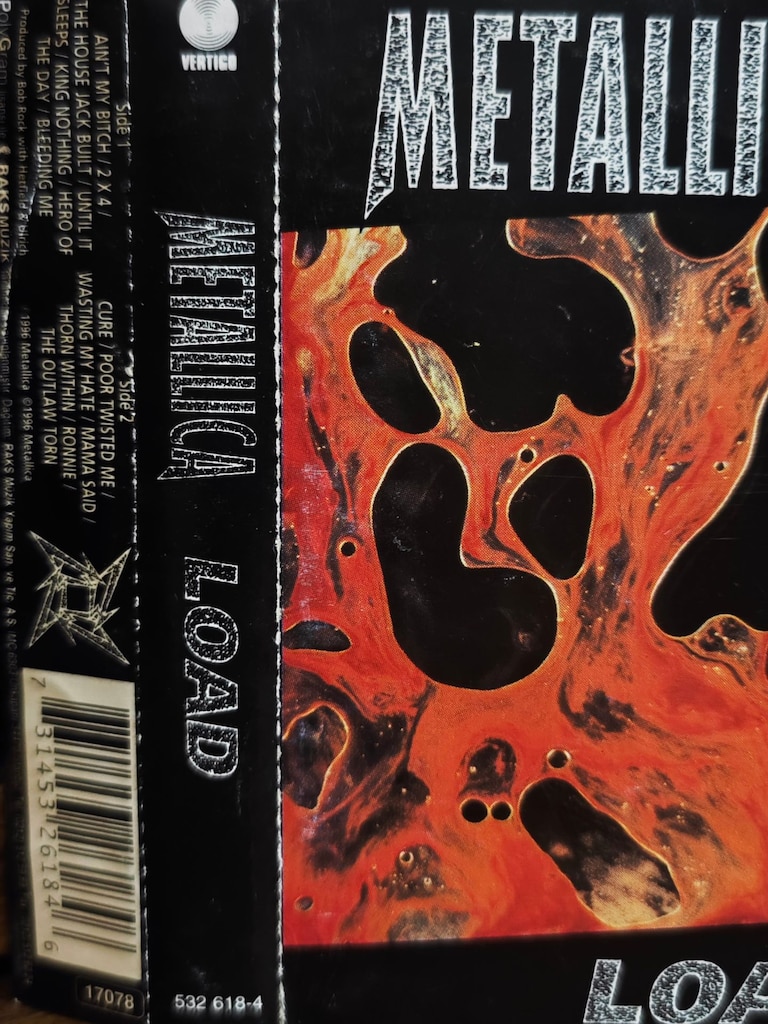 Metallica Load KASET sıfır Ambalajında