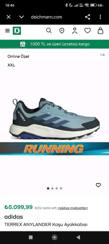 Adidas Terrex Outdor Ayakkabı. - 5