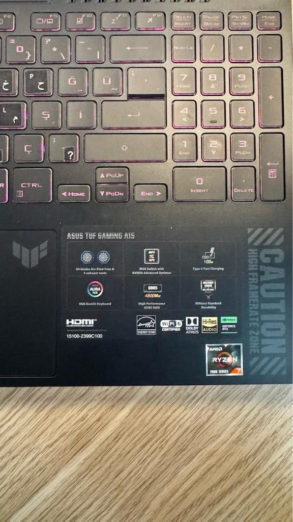 Asus TUF Gaming a15 - 5