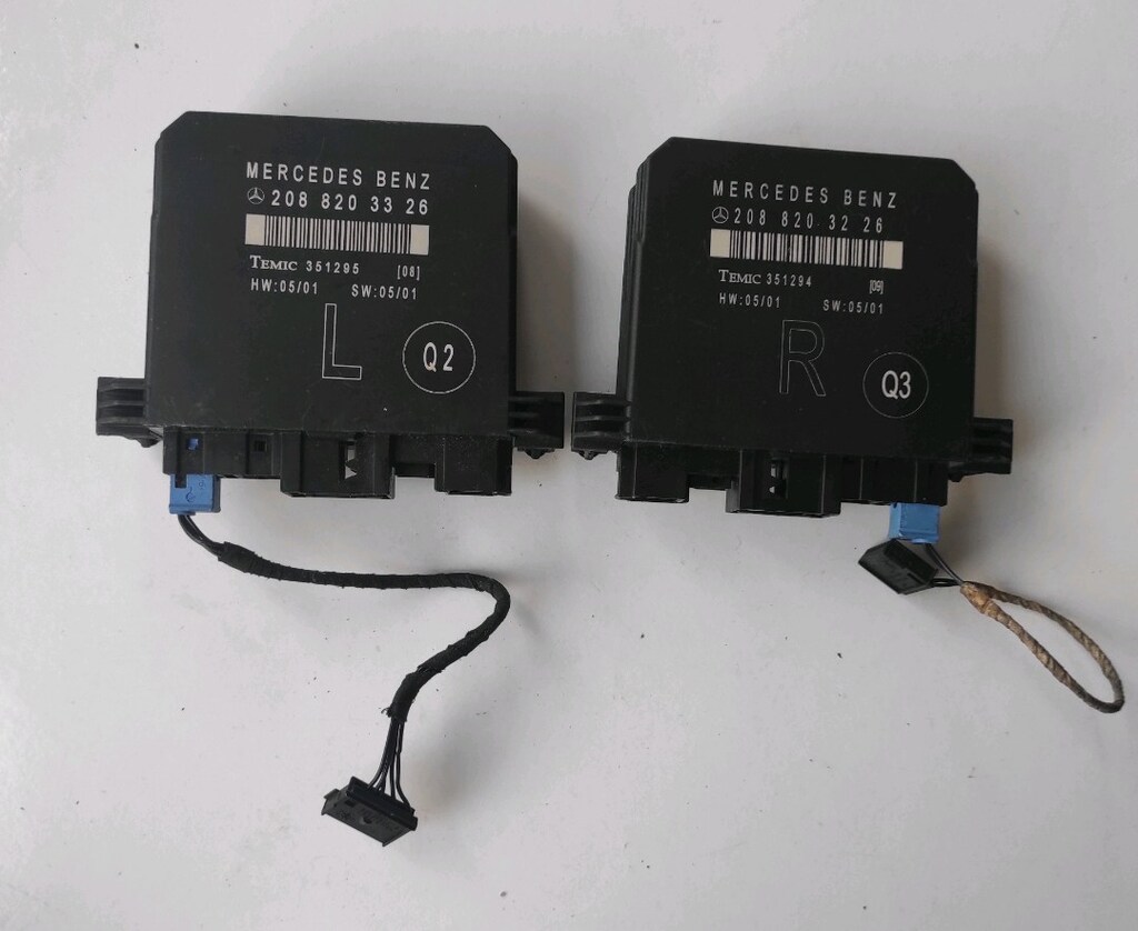 Mercedes w208 w210 kondak ve bagaj kapağı kiliti,ecu beyni,küllük eşya - 2