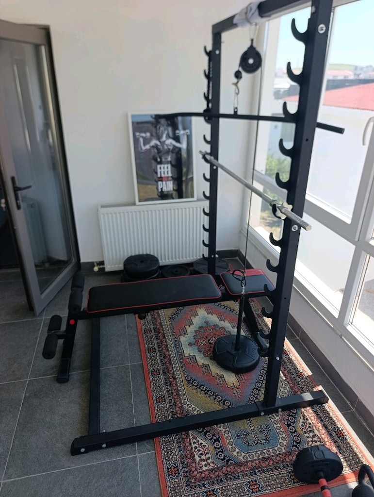 Halter ağırlık seti, dambıl, domyos sehpa