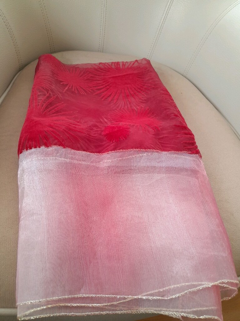 sehpa örtüsü kadife ve şifon - 2