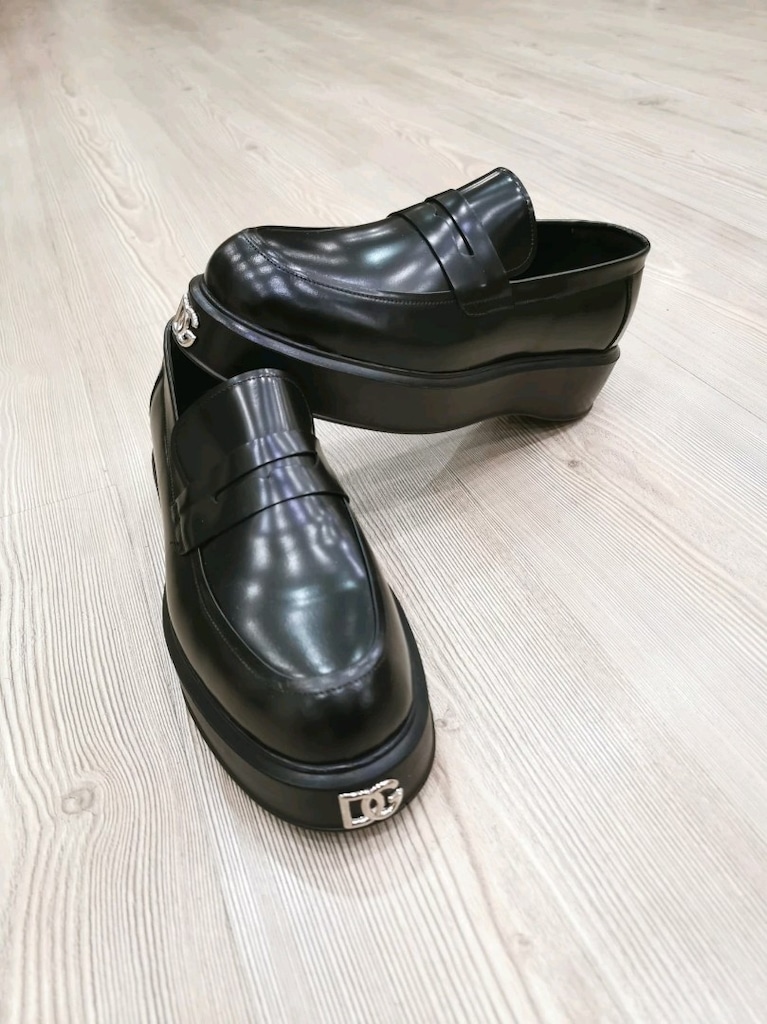 Dolce Gabbana Hakiki Deri Kalın Tabanlı Loafer Ayakkabı