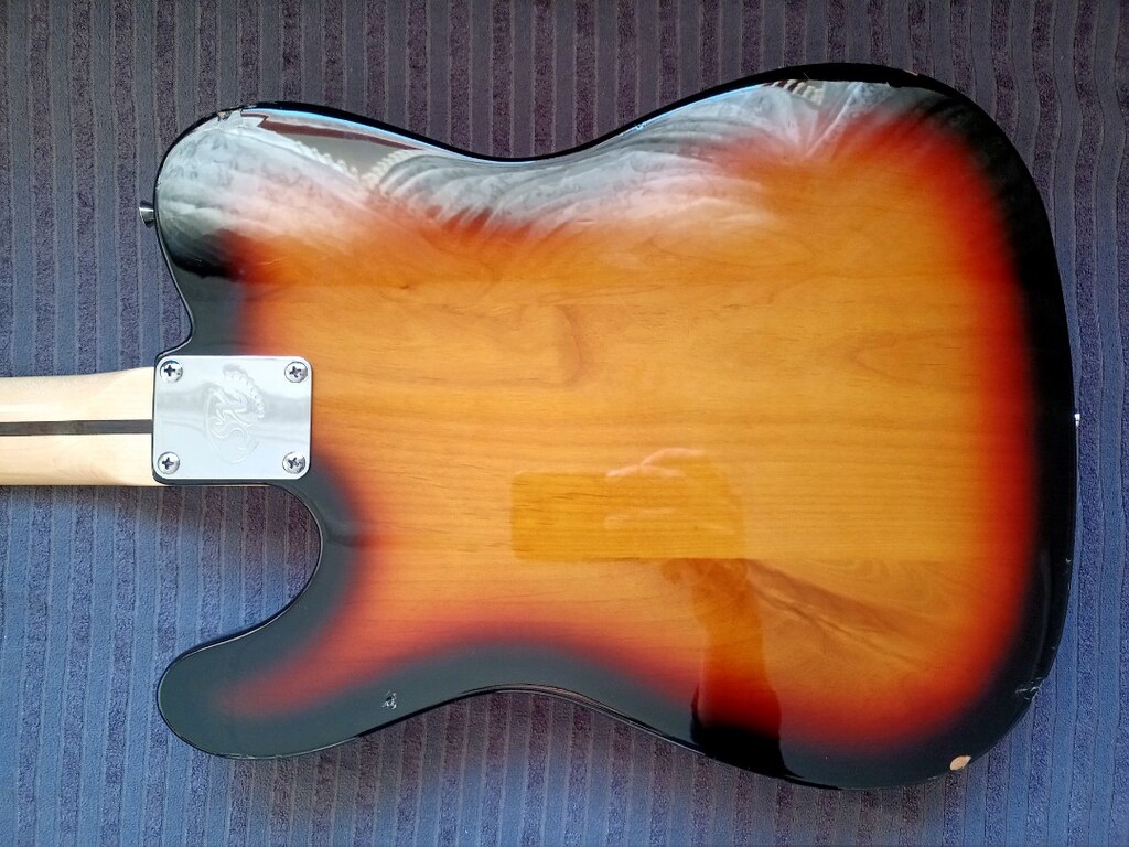 SX Telecaster Sunburst Gövde Maple Klavye - 6