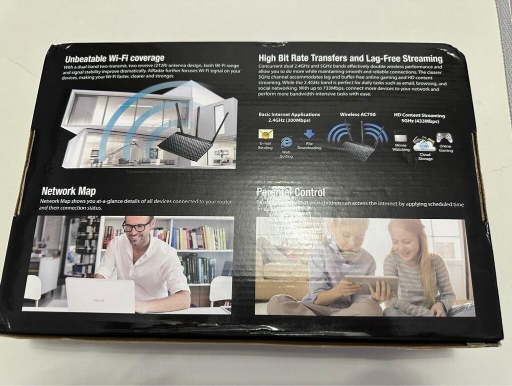 ASUS AC750 DSL-AC51 DUAL BAND ADSL-VDSL FİBER MODEM - 3