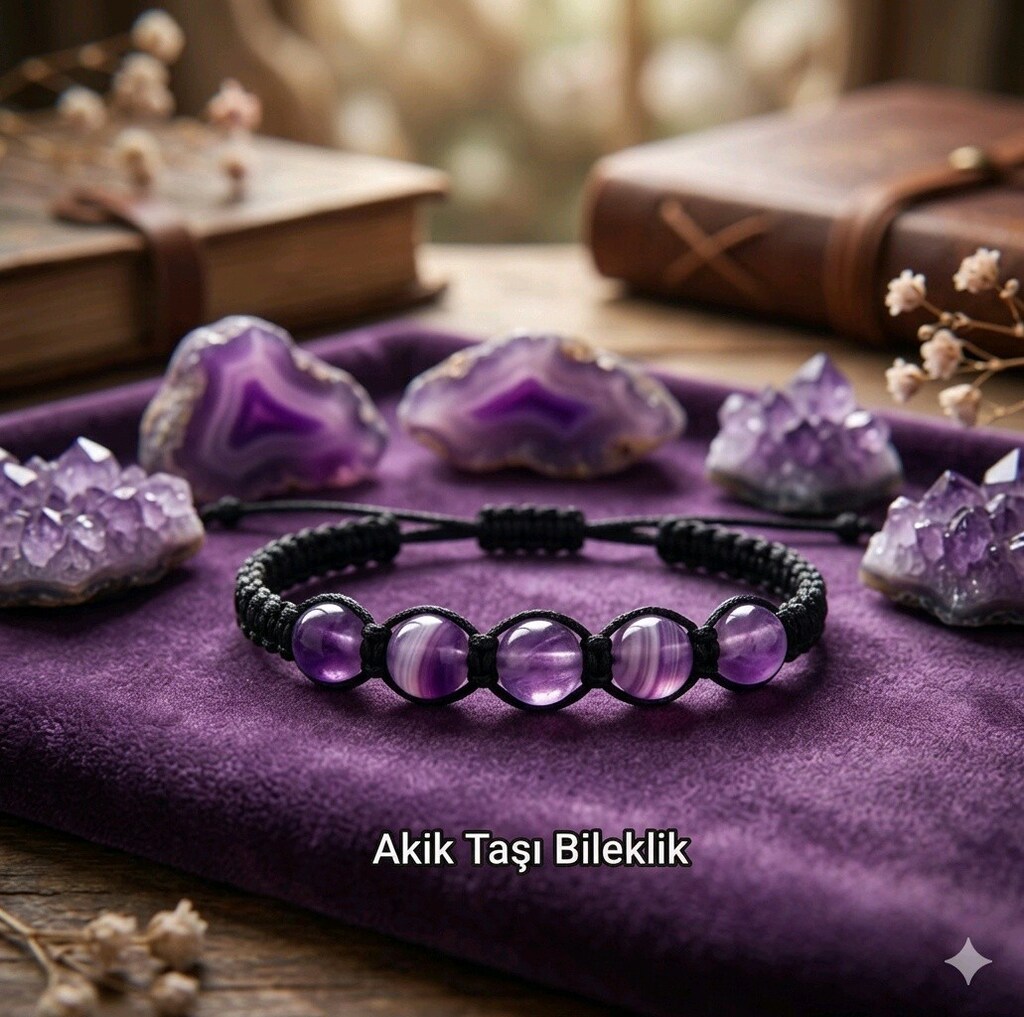 Akik Taşı Bileklik