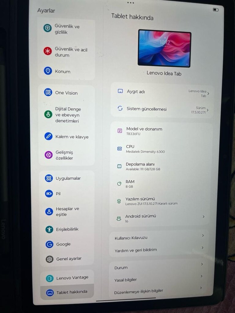 Lenovo Idea Tab 8 GB / 128 GB + Orijinal Klavye + Kalem - 7