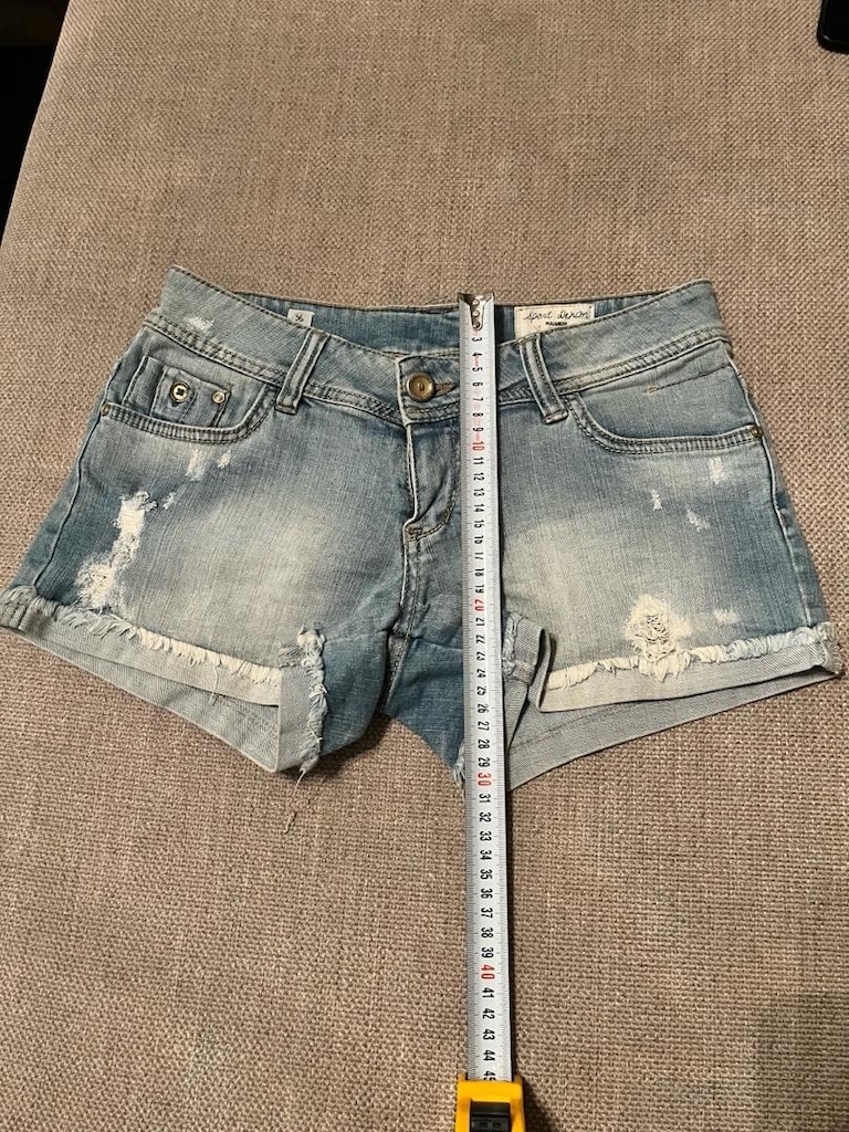 PULL&BEAR 36 BEDEN DÜŞÜK BEL MİNİ ŞORT - 2