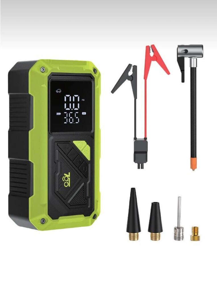 Akü takviyeli hava pompası power bank özellikli - 3