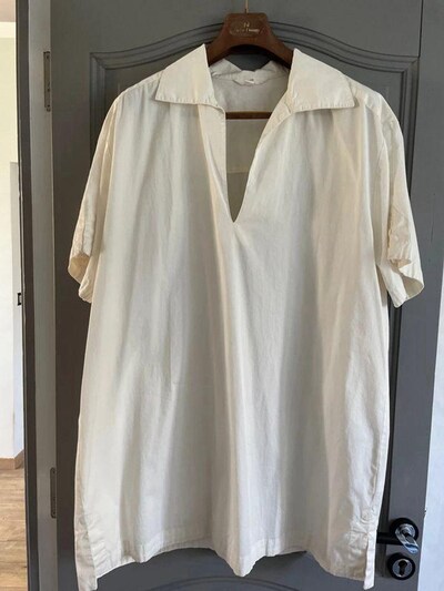 H&M V YAKA MİNİ ELBİSE