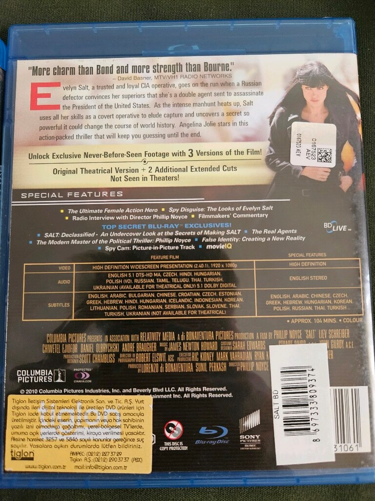 Blu Ray Filmler ( Salt , World Invasion Battlelos Angeles) - 8