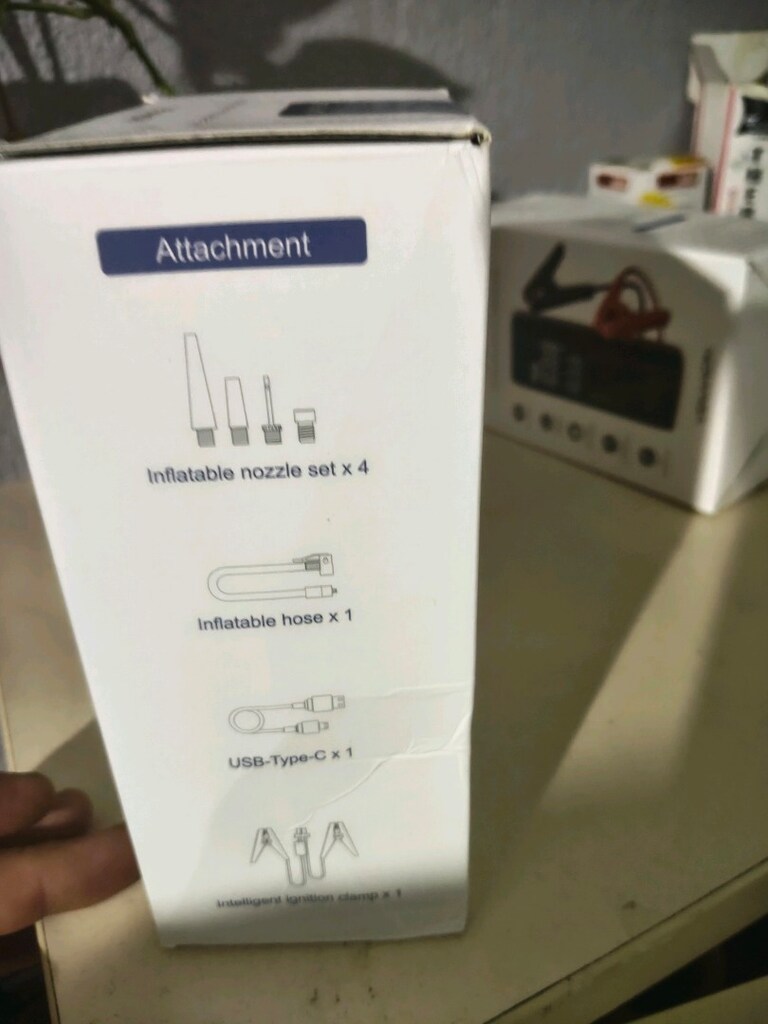 akü takviye cihazı powerbank,lastik şişirme hepsi mevcut sıfır üründür - 4