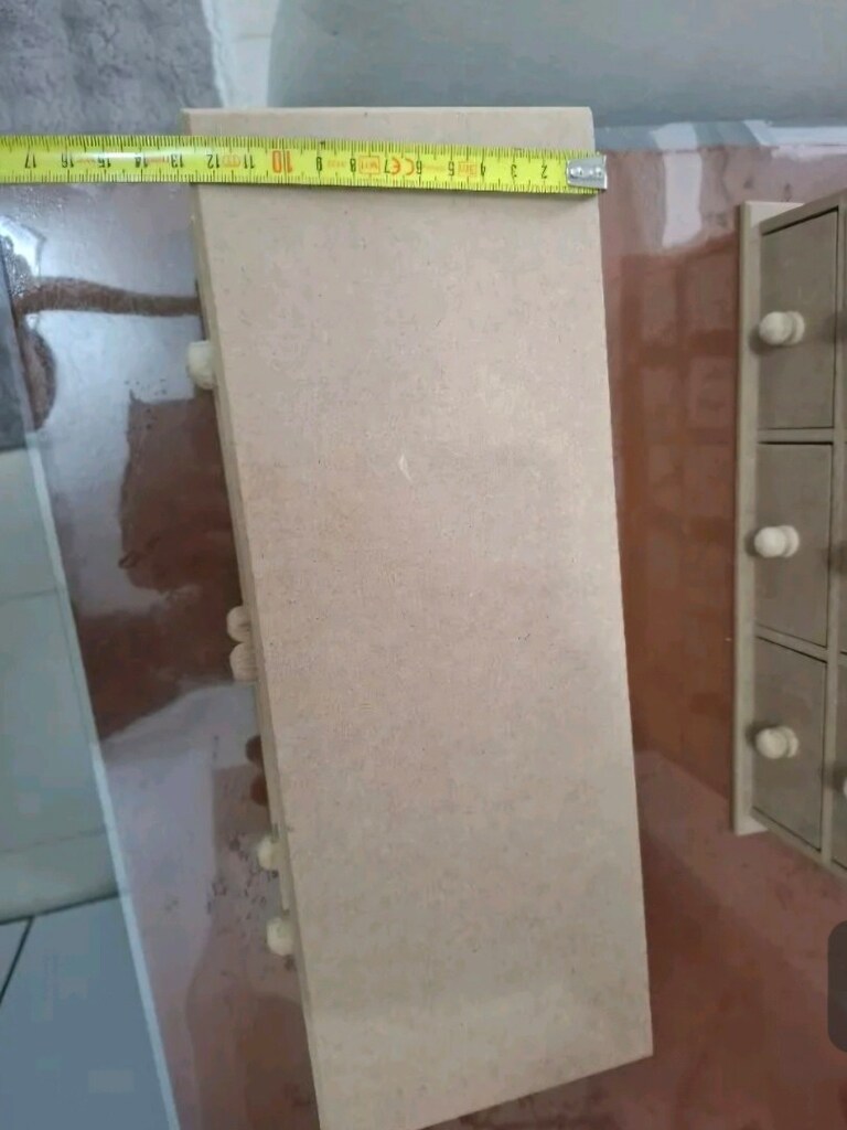 Hobi Ahşap, Boyanabilir, Ham Mdf 6 Çekmeceli Kutu - 2
