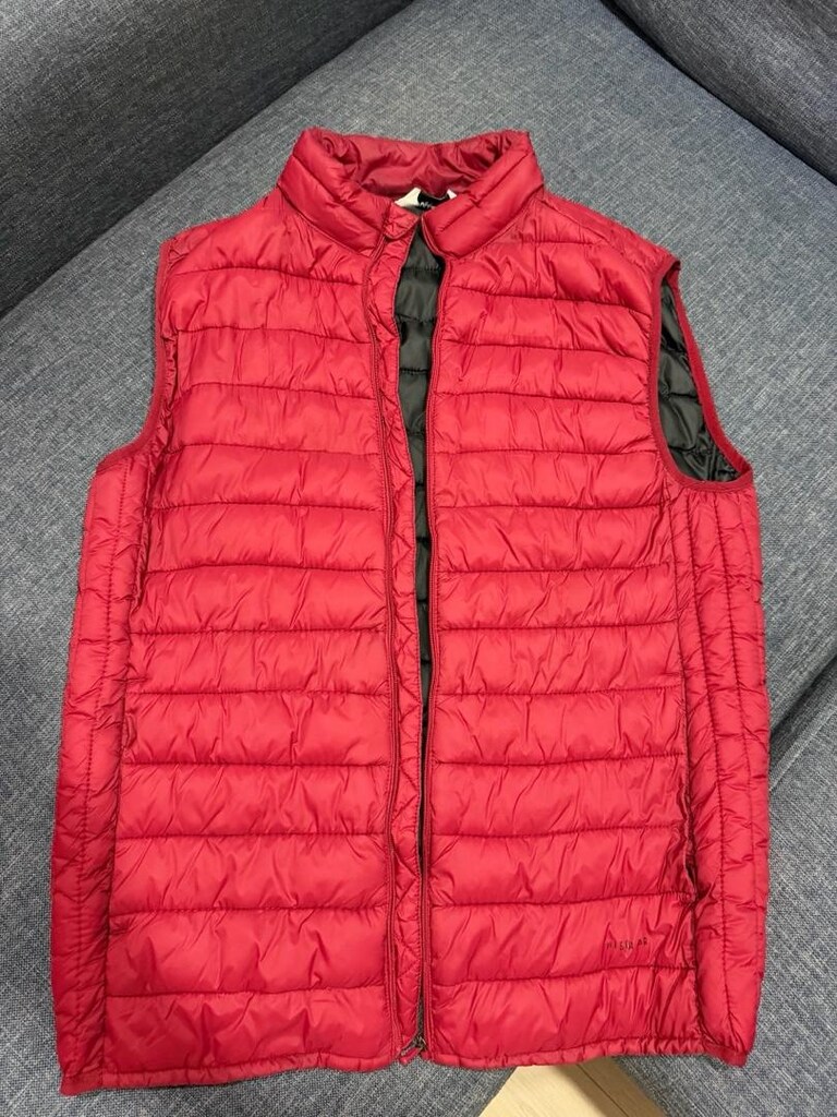 Pull&Bear Erkek Kırmızı Yelek – XL