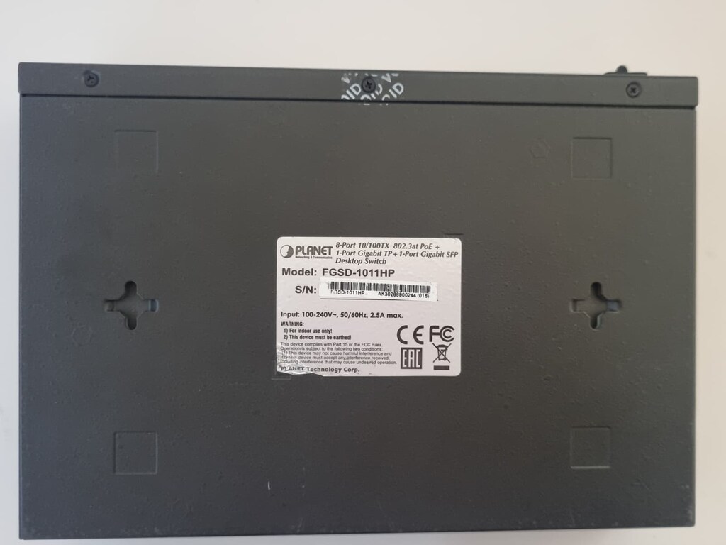 PLANET FGSD-1011HP 8 Port PoE+ Gigabit SFP Switch - 2