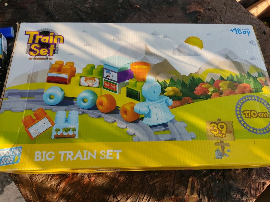 TREN SETİ ÇOCUK OYUNCAĞI SIFIR ÜRÜN 2 ADET KAPALI KUTUDA - 4
