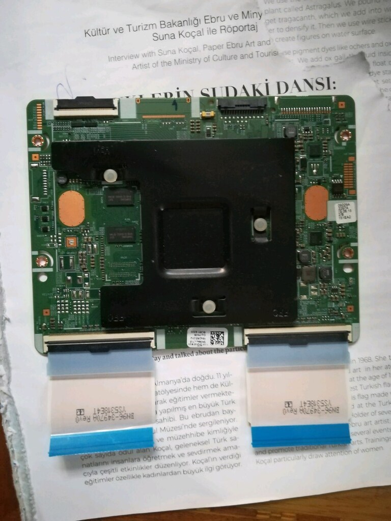 Samsung BN96-34970A REV0 YS5318E47 KONTROL BOARD Yukon ticon kart - 2
