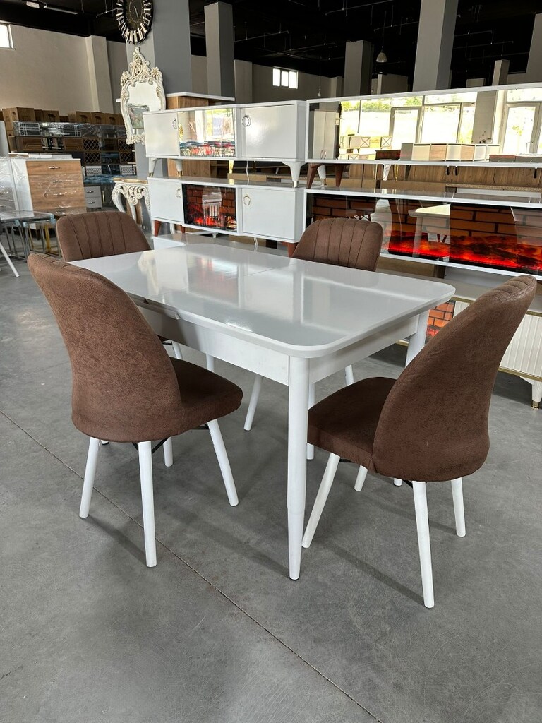 4 kişilik masa sandalye - 4