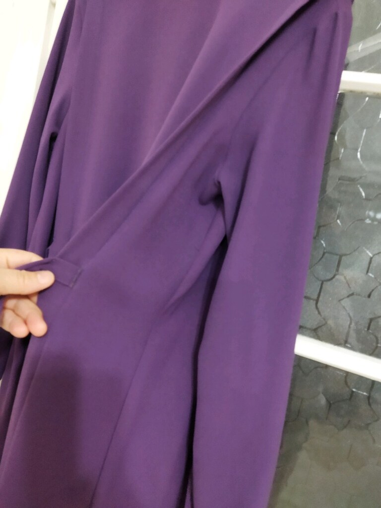 Tesettür Mor tunik 38 beden geniş kalıp - 13