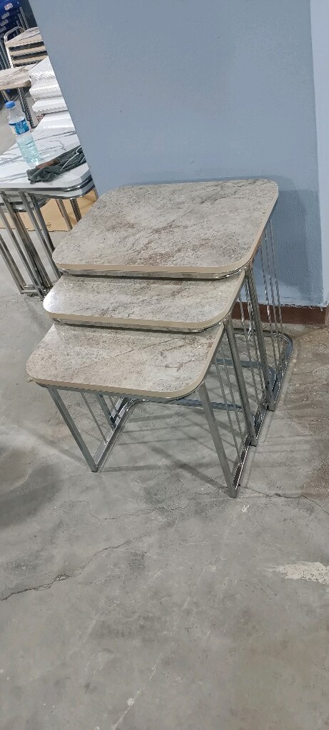 Komple MDF 4lü tekerlekli servis sehpası - 6
