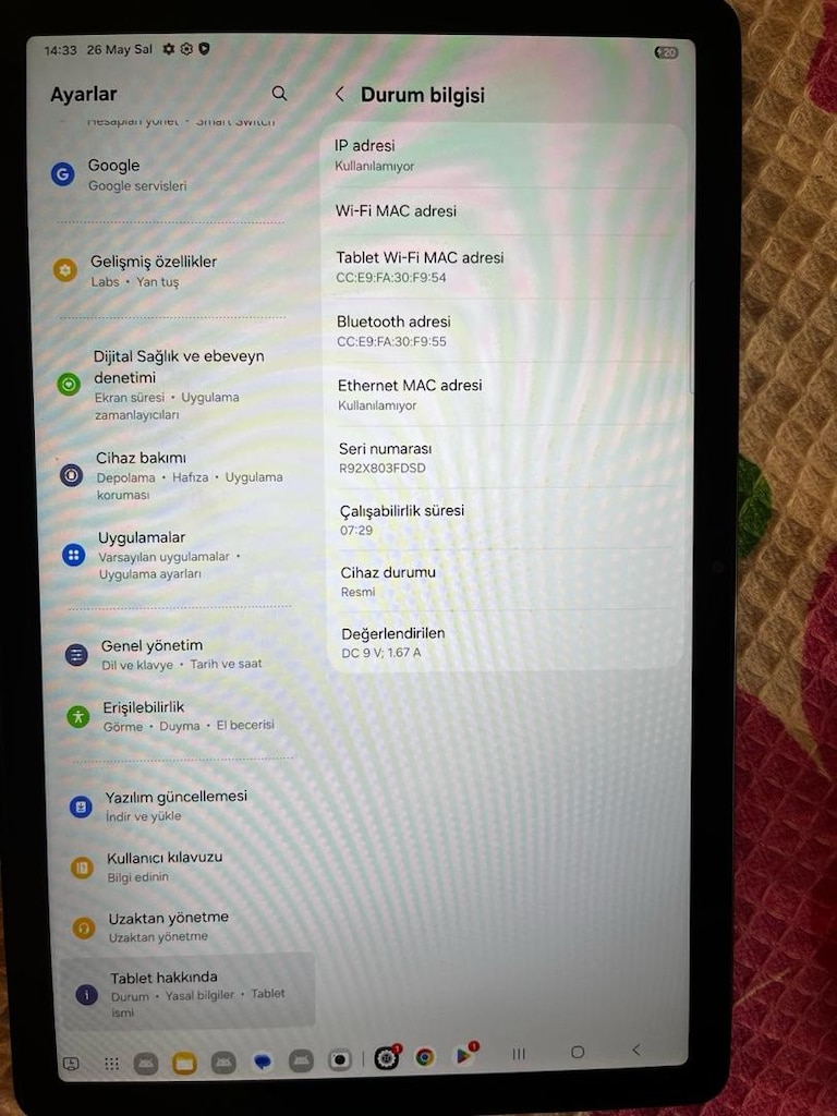 Temiz Samsung Galaxy Tab A9 Plus(11 inç - 64 GB) - Kusursuz Performans - 7