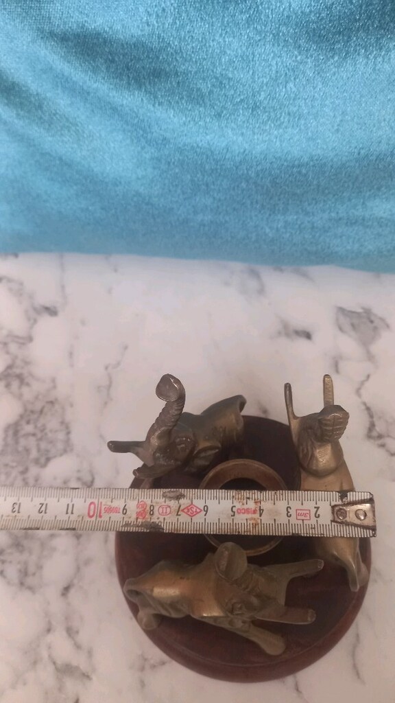 pirinç 3 fil mumluk. - 8