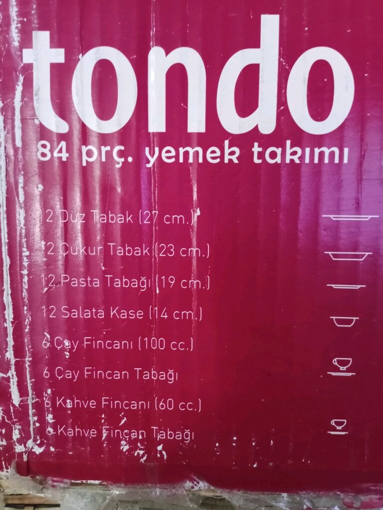 Emsan 84 parça yemek takımı (sıfır ürün) - 4