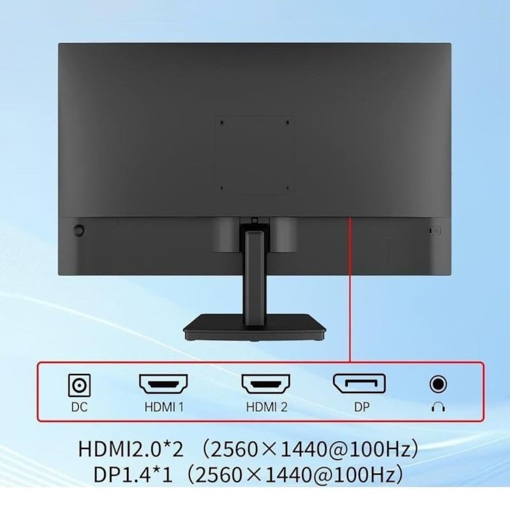KTC 27" 100HZ 7MS 2K IPS Monitör - 2560×1440 (HDMI - DisplayPort) - 6