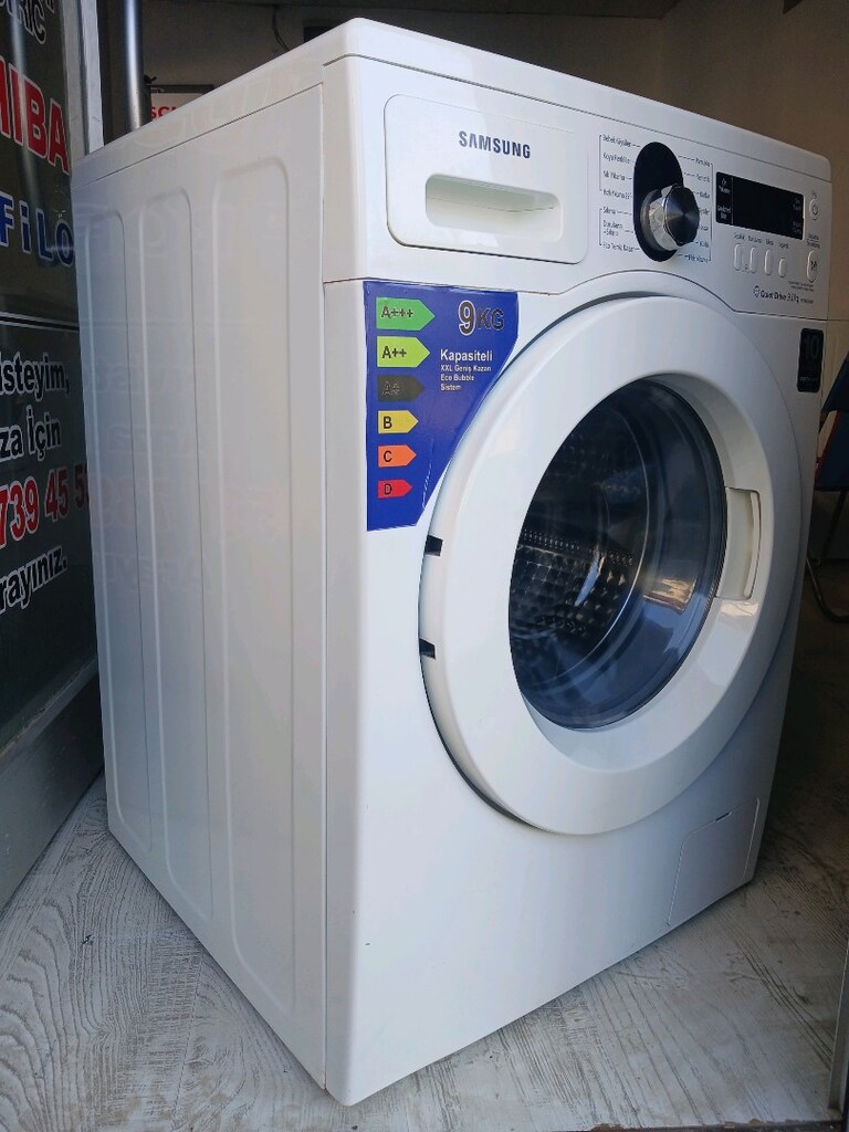 SAMSUNG 9 KG A+++ ECO BUBBLE KAZAN ÜCRETSİZ TESLİMAT - 3