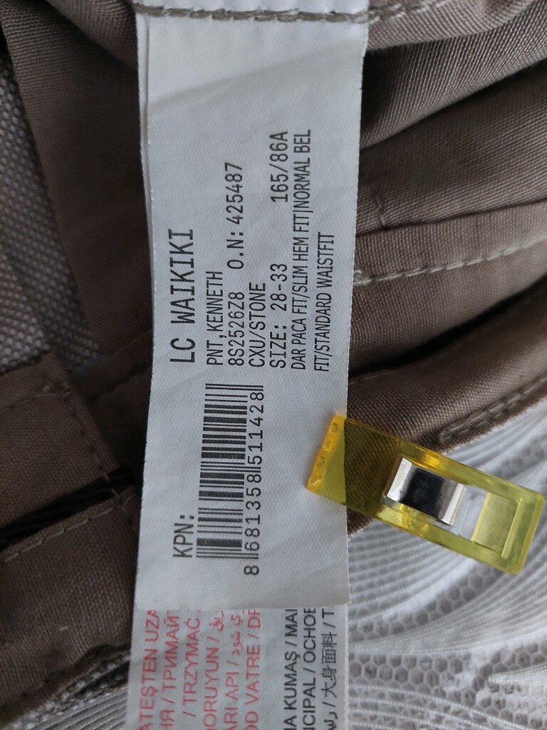 LCW erkek Taş rengi classic pantolon 28/33 beden - 12