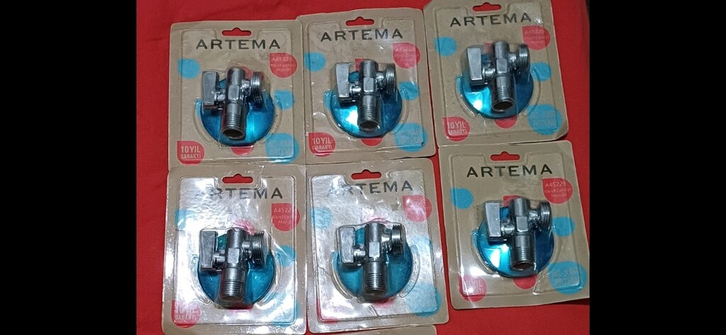 ARTEMA. 6 .ADET. FILITRELI KUROM MUSLUK A45228 BULAŞIK CAMAŞIR İCİN - 3