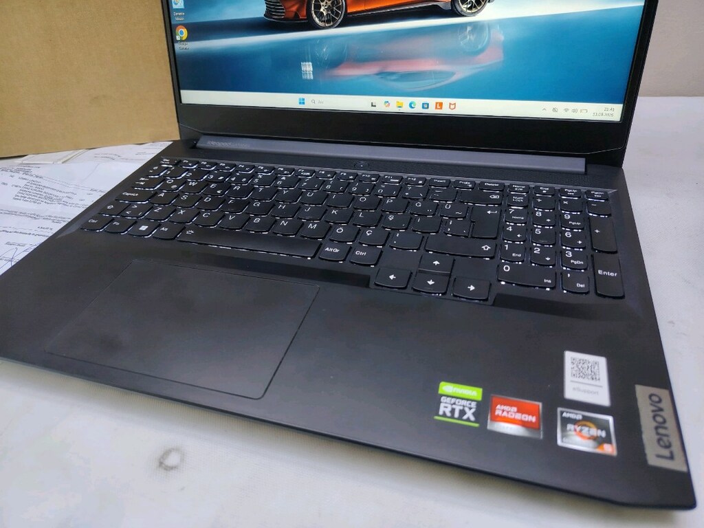 SIFIR AYARINDA LENOVO GAMING RYZEN 5 5600H RTX 3050 EKRAN KARTI - 5