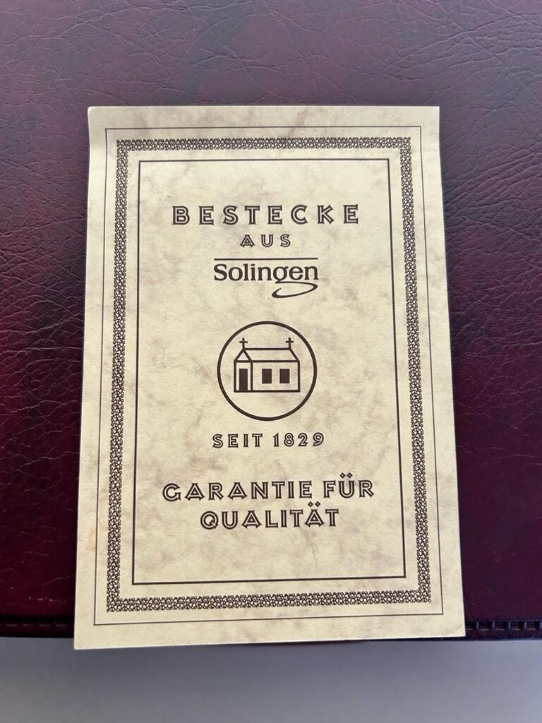 Solingen Bestecke 23/24 Karat Altın Kaplama Çatal Kaşık Bıçak Takımı – - 3