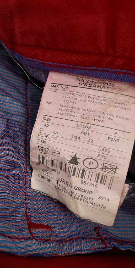 DS DAMAT Erkek casual canvas pantolon - 11