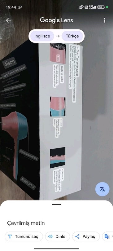 Dyson HD: 07 9600 Max Fön makinesi( saç kurutma makinası) - 9