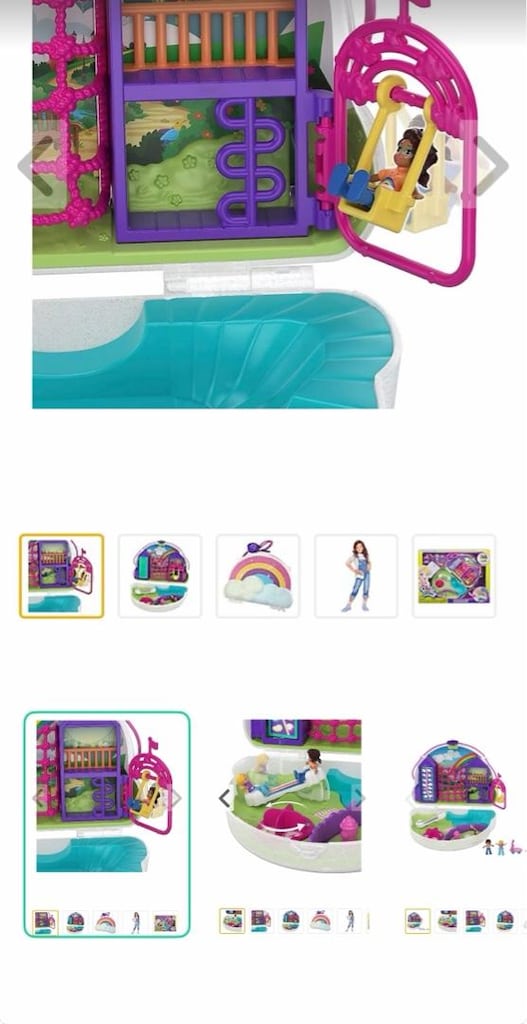 Polly pocket gökkuşağı çanta - 3