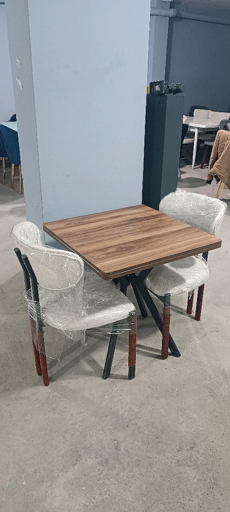 Kampanyalı ürünümüz Sabit MDF masa 2 sandalye takımı - 4