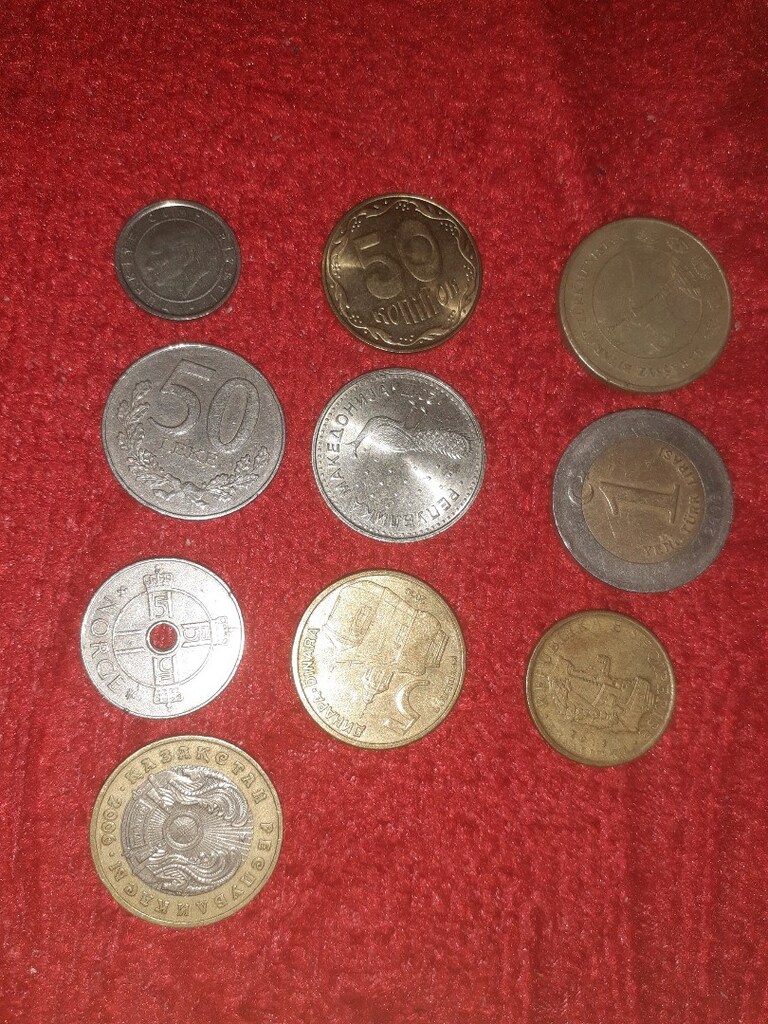 10 adet karışık metal para - 3