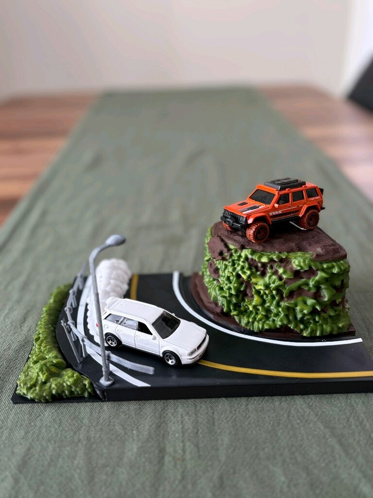 Hot wheels diorama (metal araçlar, 1:64 diorama) - 2