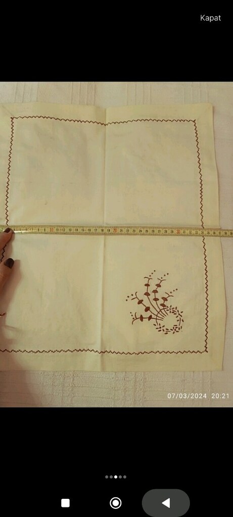 Vintage Kumaş Peçete - 3