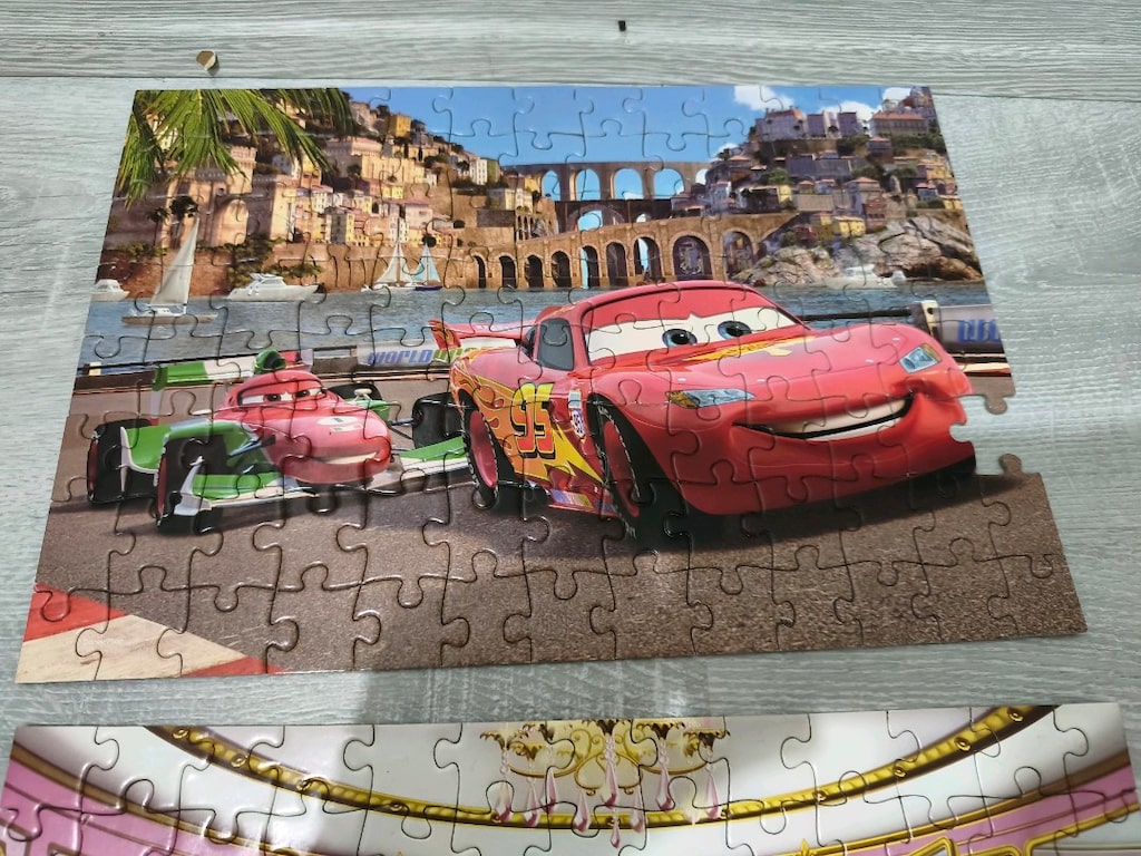şimşek araba ve prenses puzzle - 3