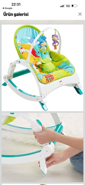 Fisher Price Ana kucağı sallanan sandalye