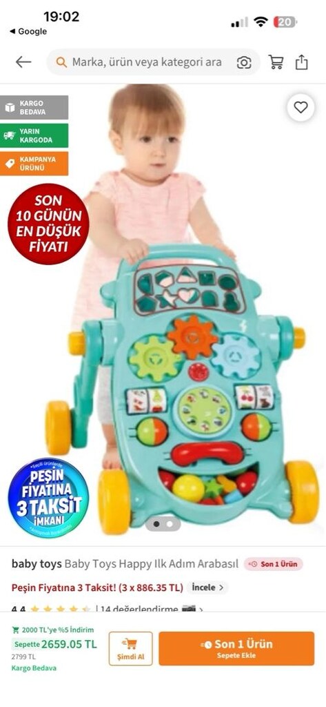 baby toys ilk adım arabası yürüme arkadaşı - 4