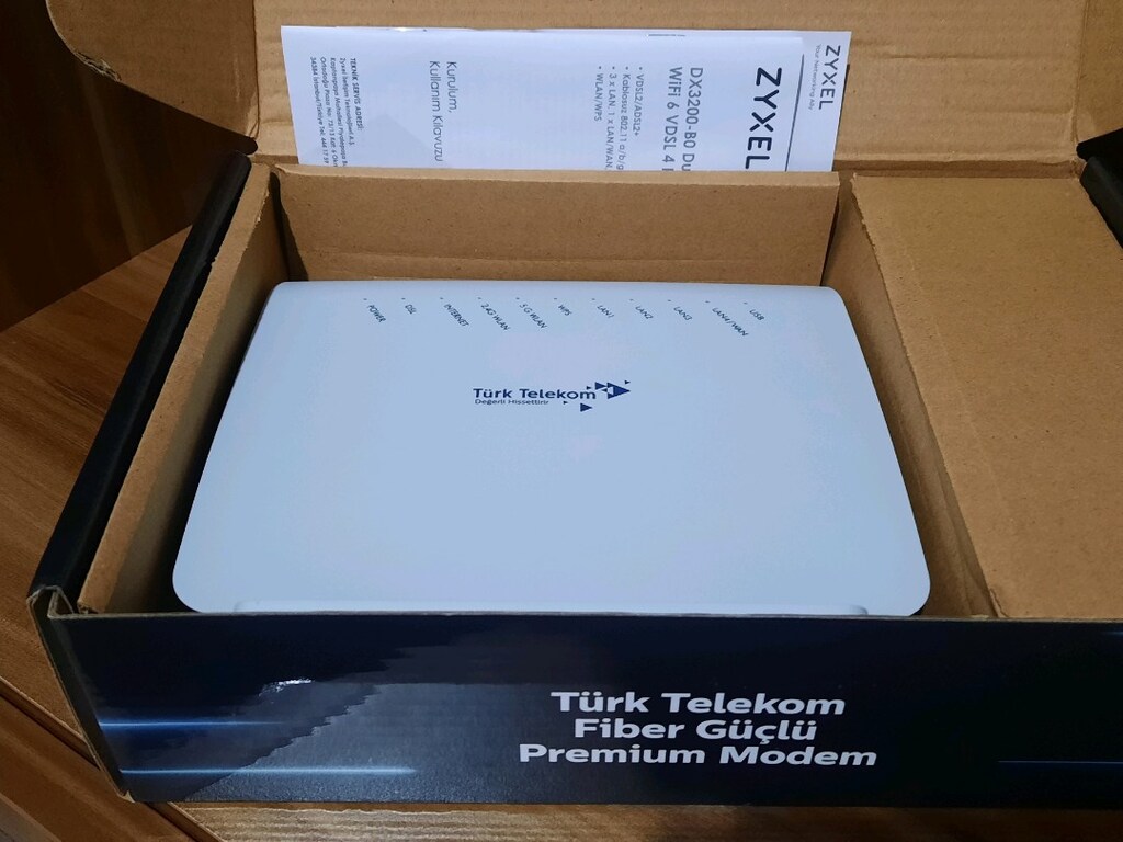 WİFİ 6 VDSL MODEM YENİ NESİL 5G VE 2.4G, ZYXEL, DAAC - 5